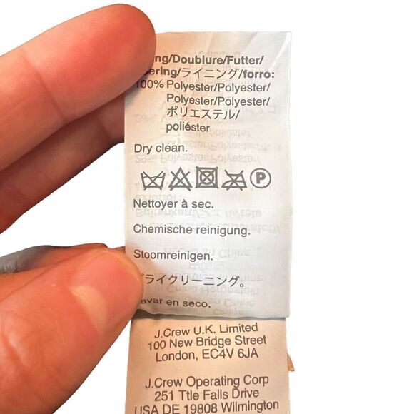 J. Crew black wool blend mini skirt with pockets! - Picture 8 of 10